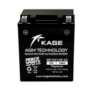 KAGE Аккумулятор YTX14AH-BS, YB14-B2, YB14-A2