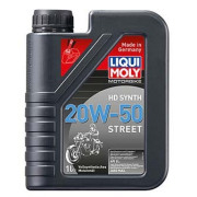 LIQUI MOLY Син.мот.масло д/4-т.мотоц.Motorbike 4T Synth Street 20W-50 SL;MA(1л)