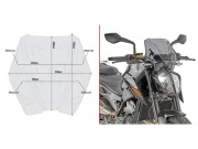 GIVI Ветровое стекло KTM Duke 790 (18-20)